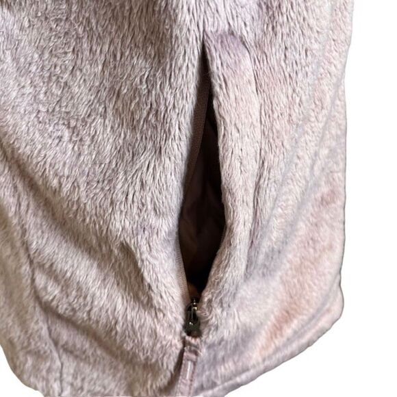 Free Country Fleece Fuzzy Jacket Plum Zip Pockets, Collar, Size Medium - Picture 5 of 12